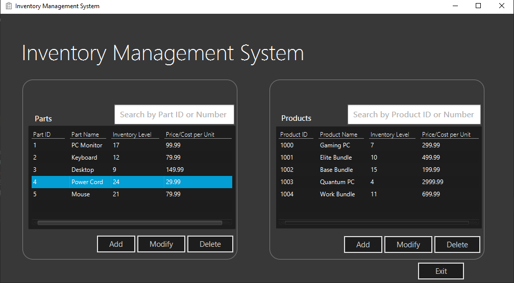 Inventory Management App